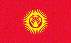 Флаг Кыргызстана